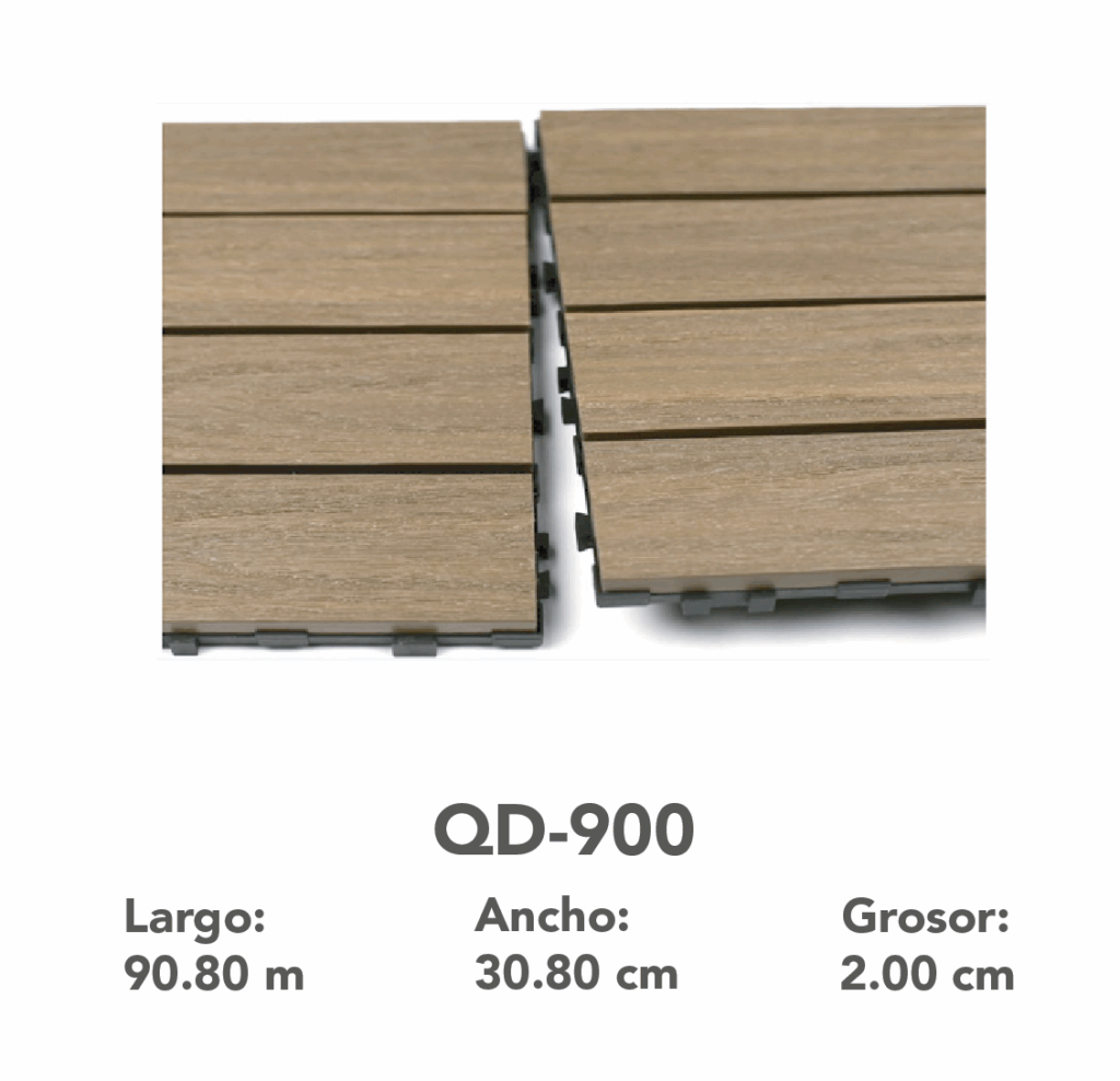 QD 900 – Deck en piso