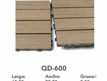 QD 600 – Deck en piso